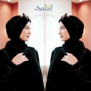 gamis abaya Hitam turki remaja terbaru 2023