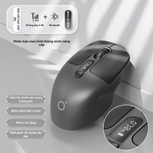EWEADN | Chuột Bluetooth Không Dây Đa Chế Độ Sạc Lại Hiển Thị Di Động