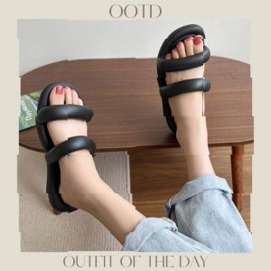 รองเท้ามาแรง รุ่นใหม่ ดิสไซน์ออกมาเกี่ยวกับเหมือนกับ2 สาย การเดินไม่เมื่อย สัมผัสนุ่มสดๆ ทรงสวย และปังสูดๆ ❗️