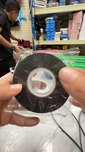 Lakban Kain Adhesive Cloth Tape Heat Resistant 15M Hitam