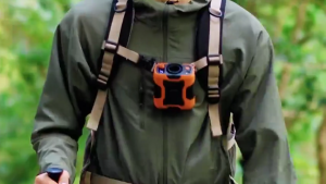 Qimedo พัดลมเหน็บเอว 10000mAh แขวนไว้ที่เอว วางบนโต๊ะ พัดลม พาวเวอร์แบงค์ 2 ใน 1 ไฟแสงสว่าง พัดลมพกพา with Powerbank