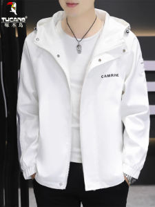 Woodpecker Fall and Winter New Hooded Jacket Men Loose K-style Trendy Casual Handsome Young Man Sports Outwear Men