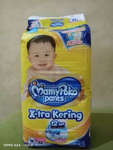 MAMYPOKO PANTS X-TRA kering ukuran M isi 32 pcs