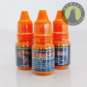 SEMPATI Minyak Kelabang High Pro Vitamin Orange Penggacor Burung Murai Kacer Kenari Lovebird Cucak Minyak Kelabang Asli Obat Gacor Burung Kicau