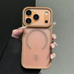 Ốp Lưng Trong Suốt TPU Từ Tính Cao Cấp Cho iPhone Pro Max Plus Tương Thích Sạc Không Dây Air Tương Thích Với Magsafe Cho Các Model Từ 11 Đến 17