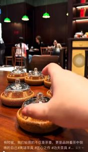 High appearance level crystal glass pressure resistant rotary cup non-tumbler Household sample tea cup high temperature resistant master cup personal cup