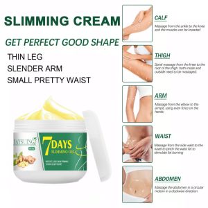 Fat Burner cream cellulite cream 7 Days Ginger Slimming Cream Weight Lose Shaping pembakar lemak For Body Waist Arms Leg Shaping Fat Loss 瘦身燃脂霜