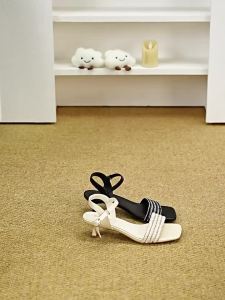 Daphne | Stylish Skirt Pairing Chunky Heel Peep Toe Summer Sandals