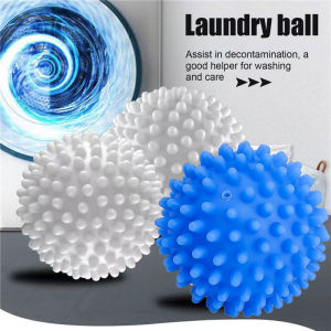 YESPERY 4pcs PVC Dryer Ball Reusable Laundry Balls Washing Machine Drying Fabric Softener Ball for Home Clothes Cleaning Ball Tool