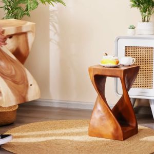 เก้าอี้ รากไม้ ม้านั่งเด็ก ม้านั่งเปลี่ยนรองเท้า  แกะสลักต้นไม้งานฝีมือ ที่วางกระถางต้นไม้ มี2สี ขนาดH30CM 50CM 76CM