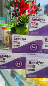 Bestifer Capsules Sắt hướng đích Bestifer dạng viên giúp bổ sung sắt bầu sau sinh trẻ từ 12 tuổi