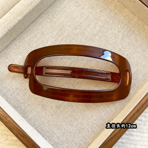 กิ๊บติดผมรูปวงกลมหรูหราสำหรับผู้หญิง กิ๊บติดผมแบบหนีบหางม้า ทรงเรียบง่าย สไตล์เกาหลี ใหม่ล่าสุด ฤดูใบไม้ร่วง/ฤดูหนาว