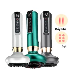 Máy Hút Chân Không Massage Thông Minh 6/12 Cấp Độ Nhiệt Trị Liệu Chống Cellulite Cạo Gió Lưng Trị Liệu Kinh Lạc Trung Hoa