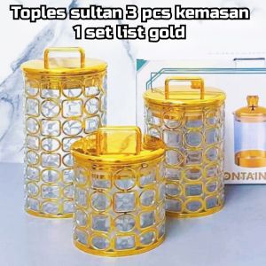 TOPLES VIRAL SPESIAL LEBARAN TOPLES SULTAN 3 PCS LIST GOLD