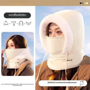 ผ้าคลุมหน้ากันหนาวแบบกันลม ปี 2025 สำหรับฤดูหนาว ผ้าคลุมศีรษะแบบมีฮู้ด ผ้าพันคอแบบหนานุ่มสำหรับกิจกรรมกลางแจ้ง เหมาะสำหรับทั้งชายและหญิง