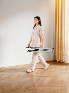 MINGZHI | Foldable Extendable Indoor Clothes Rack