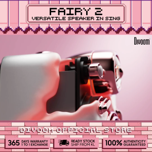 Divoom Fairy OK ROSY PINK Versatile Bluetooth 20 Core 10 W Speaker in Microphone Singing & Playing Local Radio FM