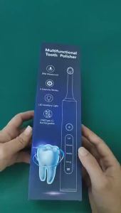 Afdeal | Multifunctional Electric Teeth Polisher Tooth Cleaning Tool Teeth Stains Cleaner Oral Care Brush for Daily Use