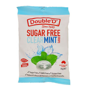 Double D Australian Sugar-Free Hard And Soft Candy Fruity Flavor Maternity Snacks Leisurely Sweet Treats Pack of 72g