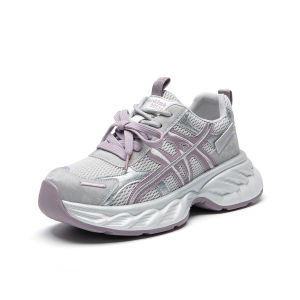 DUSTO | Casual Round Toe Breathable Double Laces Thick Sole Athletic Shoes