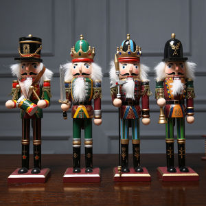 Handmade American Nutcracker Soldier Model Luxury Home Decor Wine Cabinet Ornament Modern Minimalist Design Festival Gift