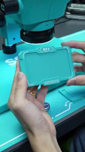 Tấm Lót Hàn Cầu Từ Tính RF4 RF-MRP Chịu Nhiệt Silicon Chống Trơn Dùng Sửa Chữa Điện Thoại Di Động Kích Thước 120x73mm