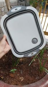 THỚT KÈM CHẬU GẤP GỌN THÔNG MINH TIẾT KIỆM KHÔNG GIAN