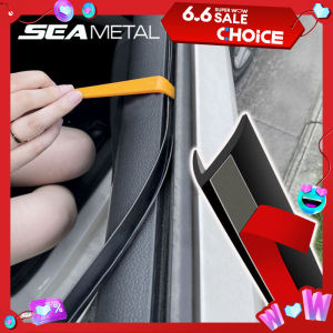 SEAMETAL Car Side Window Seal Strip Rubber Weatherstrip Window Gap Filler Reduce Vibration Noise Insulation V Shape Seal Strips