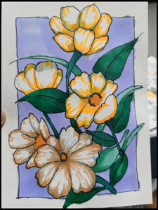 ปากกามาร์คเกอร์ 24-186สี ปากกาเคมีสองหัว ปากกาเมจิกสี ชุดถาวร สำหรับร่าง ระบายสีถุงเก็บของฟรี Marker