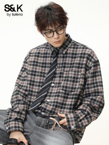 BALENO | Gingham Long Sleeve Mens Casual Shirt
