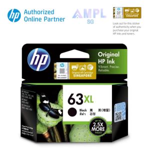 Genuine HP 63 Black  HP 63 Tri-color HP 63XL High Yield Black HP 63XL High Yield Tri-color Original Ink Cartridge for HP DeskJet 1110 111221302131213236303632ENVY 45204522OfficeJet 383046505220 63B 63C 63XLB 63XLC 63XLBK 63 hp63xl hp63 63 x