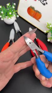 Stainless Steel Toe Nail Clippers Remove Dead Skin Nail Correction Nippers Ingrown Toenail Cuticle Scissor Edge