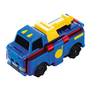 AULDEY | Transformable Childrens Toy Car Set with Engineering and Military Vehicles 1 to 2