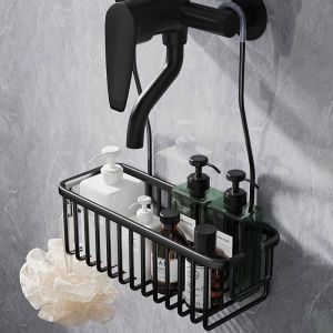 Bathroom Shower Rack Toilet Shower Gel Hanging Basket Storage Rack Shower Room Wall Hanging Corner Shelf