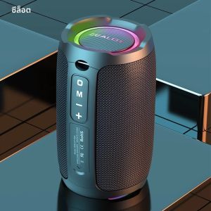 ZEALOT-S49 ลําโพงบลูทูธแบบพกพา 360 สเตอริโอ 20W IPX6 กันน้ําไร้สายบลูทูธ 5.2 ลําโพงกลางแจ้ง