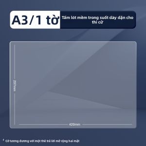deli | Bảng Viết Kiểm Tra Mềm PVC Trong Suốt