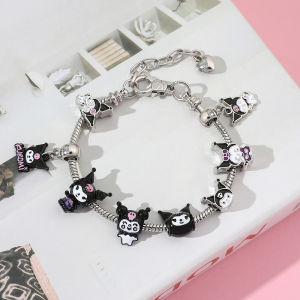 Sanrio | Kawaii Sanrio Pink Hello Kitty Melody Bracelet Pendant Girl Detachable DIY Bracelet Fans Gift Cosplay Props For Women Jewelry