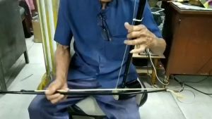 ซอด้วง ไม้ชิงชัน คันทวนสีดำ ปัดเงาอย่างดี เกรดประกวด