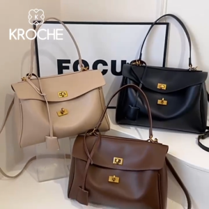 Kroche - Harper Tas Wanita Terbaru 2025 Tas Wanita Import Totebag Wanita Shoulder Bag Gaya Casual Bahan Pu
