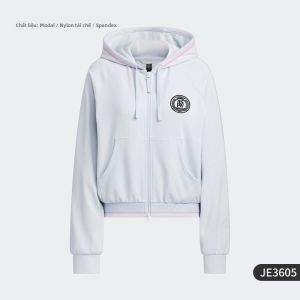 adidas | Áo Khoác Hoodie Thun Thông Gió cho Phụ Nữ