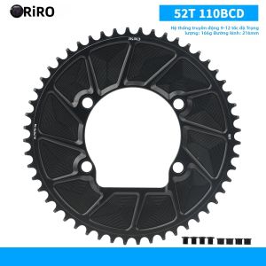 Bánh Xích Xe Đạp Hợp Kim Nhôm RIRO 110BCD Đĩa Líp Đơn Tương Thích Với Shimano 105/FC-R7000