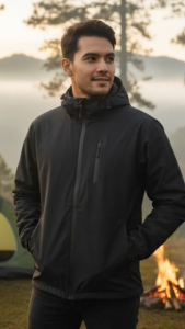 Valir Hen Jaket Outdoor Pria Bahan Waterproof Anti Air Import