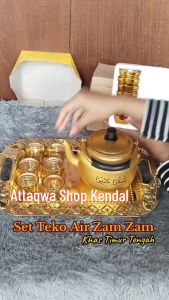 Set teko air zam-zam khas Timur Tengah