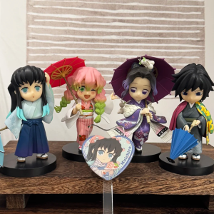 Bandai | Official Demon Slayer Anime Figure High-Quality Character Model Plum Rain Series Collectible Statue PVC Gift for Fans