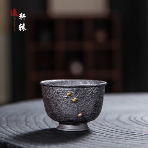 ชามชาญชีพชิ้นเดียวทำมือสไตล์ญี่ปุ่นสำหรับผู้เป็นเจ้าของ ชามชาสำหรับชงชาแบบส่วนบุคคล ชุดชามชาเซรามิก