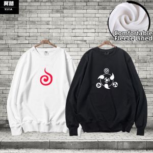 Naruto Anime Pattern Hoodie Soft and Warm