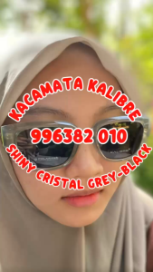 Kacamata Kalibre 134 Shiny Crystal Grey-Black 996382010 Fashion/Outdoor Eyewear Sunglasses Polarized Kalibre 996382