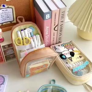 Tempat pensil aesthetic terbaru pencil case box pensil korea organizer box pensil cute terbaru