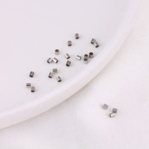 Stainless Steel Titanium Steel Positioning Tube for Handmade DIY Jewelry Accessories Round Beading Bracelet Necklace Material