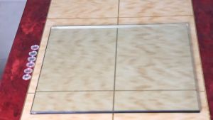 Karet Ganjal Kaca 10 PCS Karet Penahan Kaca Meja 24 mm Bulat Bening